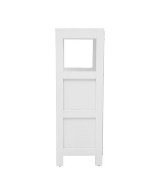 Delilah 2 Drawer Bathroom Storage Cabinet Organizer With Open Display Shelf