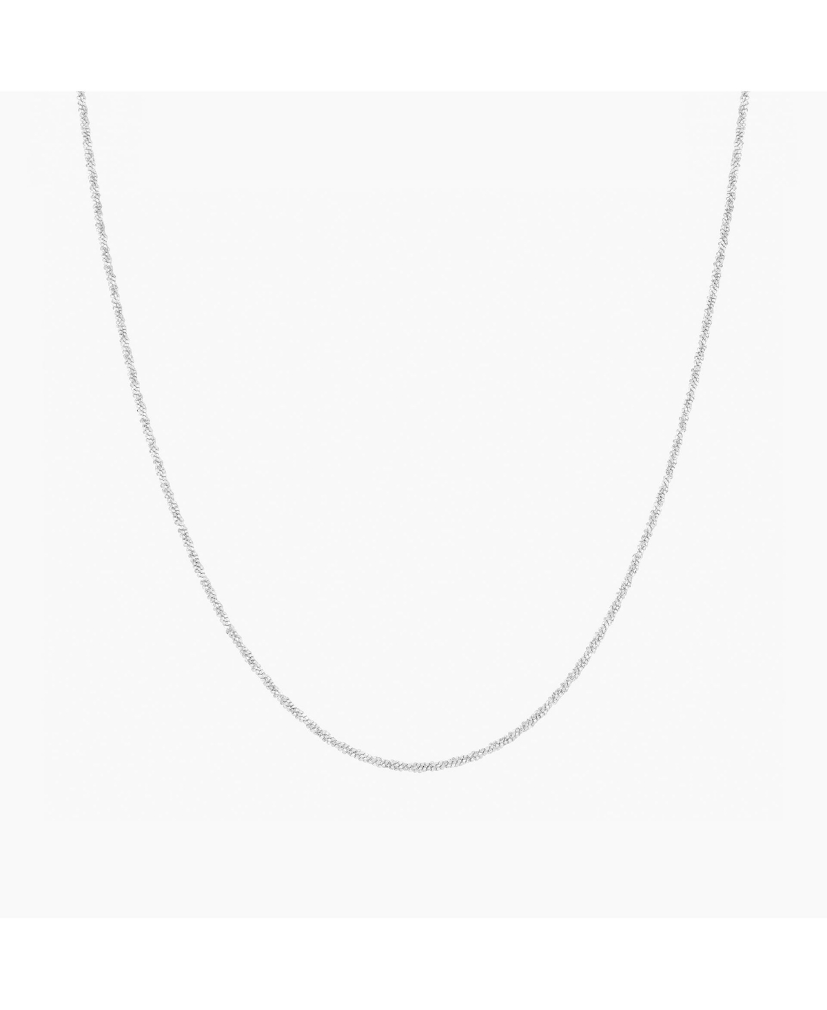 Jordyn Basic Chain Necklace - Silver