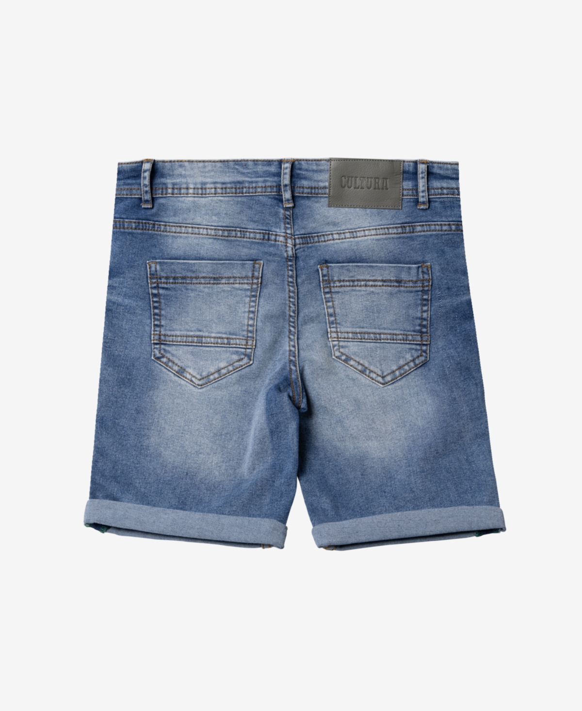 Cultura Big Boys Roll-Up Denim Shorts 2-Pack -tint