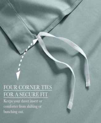 Superior 650-Thread Count Egyptian Cotton Solid Luxury 3-Pc. Duvet Cover Set, King/California King