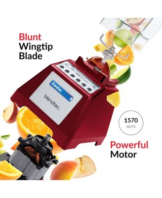 Total Classic Original Blender, 90 oz WildSide+ Jar, 24 oz Twister Jar, and Spectacula Spatula - Red