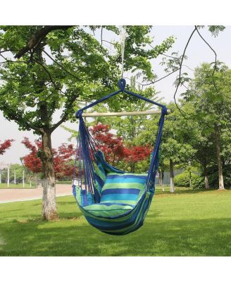 Hanging Rope Hammock Chair Swing Seat