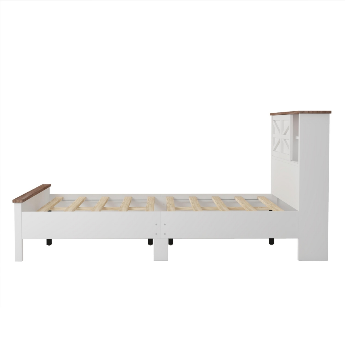 Streamdale Furniture Full Size Farmhouse Bedroom Set with Storage