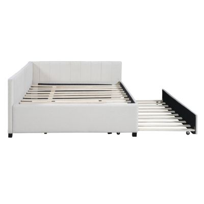 Upholstered Daybed & Trundle bed Frame