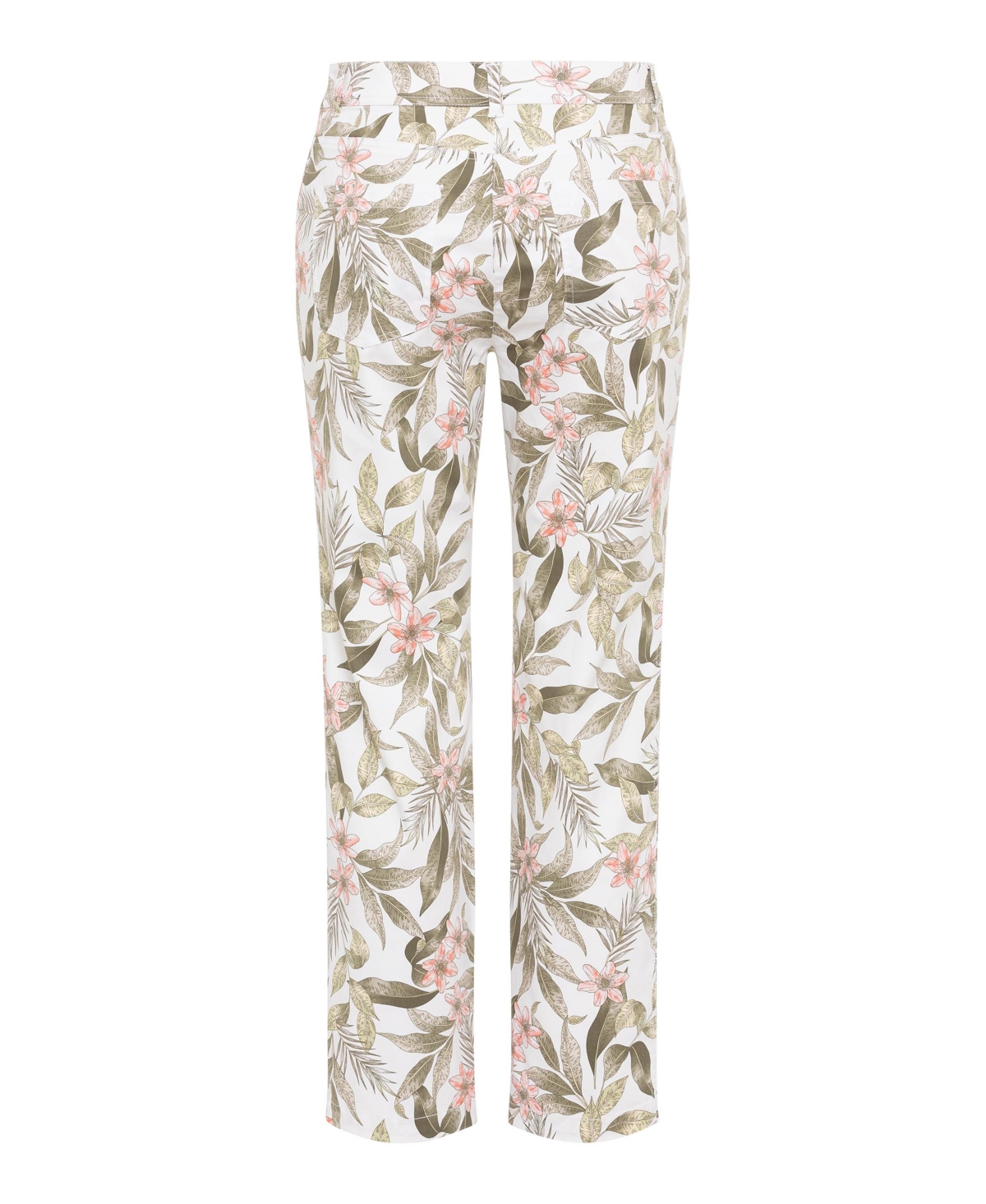 Olsen Women's Mona Fit Slim Leg Tropic Jungle Print Pant