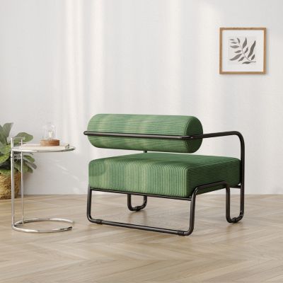 Modern Green Iron Sofa Chair for Living Room and Balcony