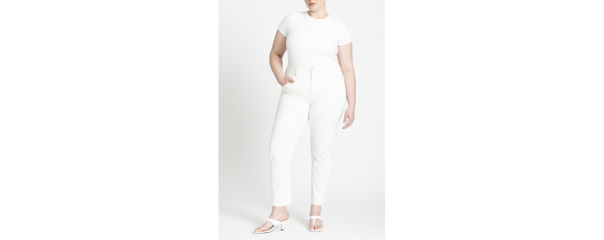 Eloquii Plus Size The Leigh Super Stretch Slim Leg Jean