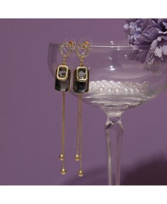 Women's Sleek Drop Earrings