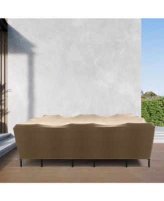 Table and Chair Rectangular Cover - Brown - Large