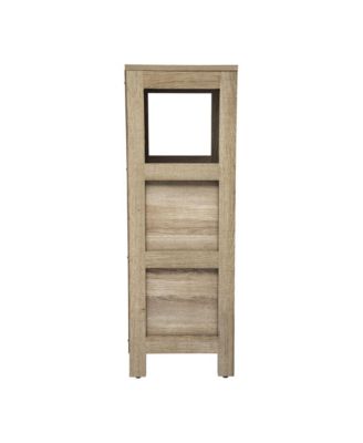 Delilah 2 Drawer Bathroom Storage Cabinet Organizer With Open Display Shelf