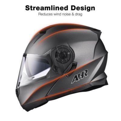 RUN-M3 Modular Flip Up Helmet Full Face Dual Visor DOT Motorcycle Bike XL