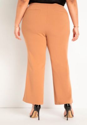 Women's Plus Size The 365 Suit Crop Flare Leg Trouser