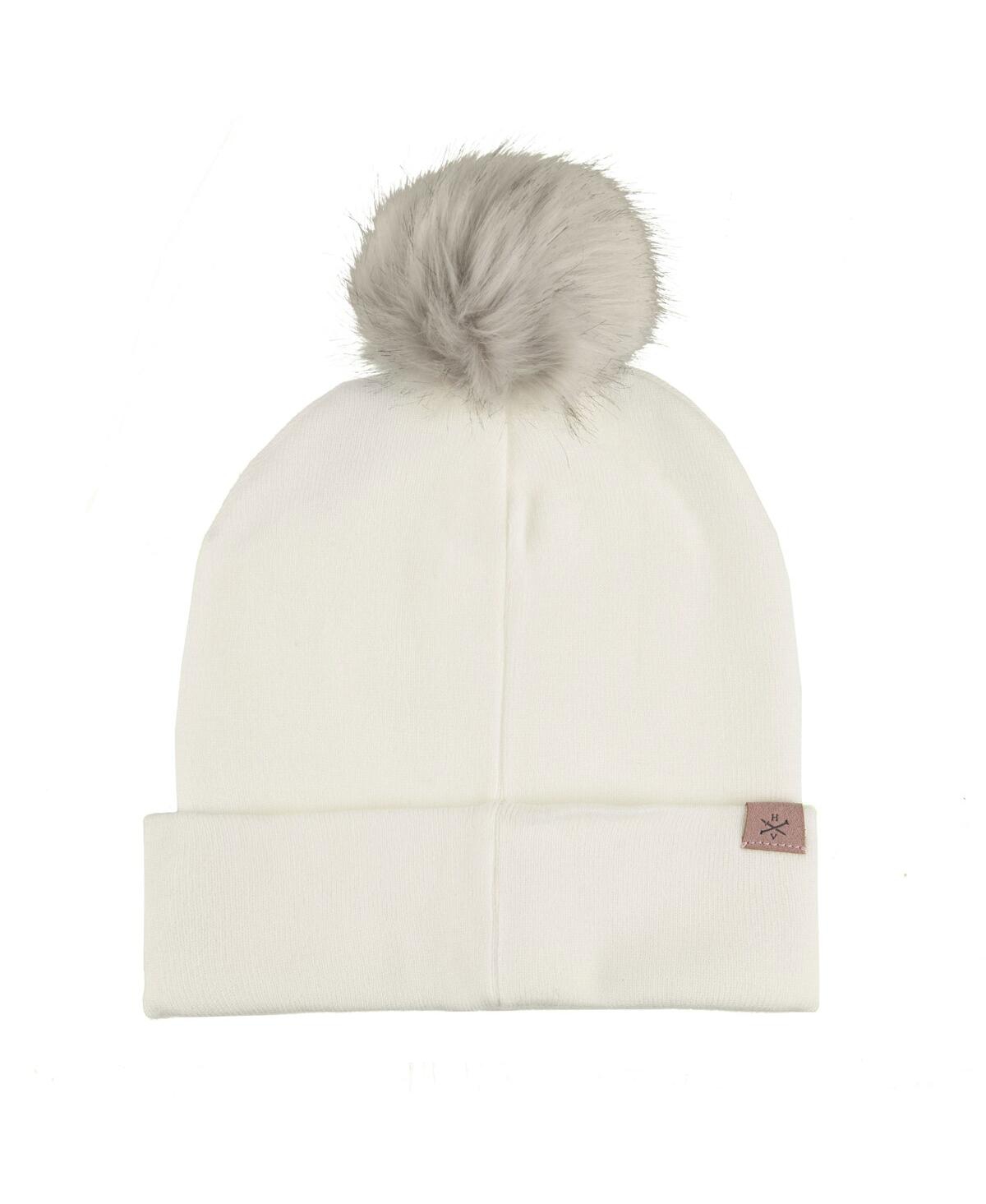 Heroes & Villains Princess Leia White Star Wars Scarf Cuffed Knit Hat With Pom Set In White