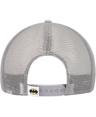Big Boys and Girls Gray Batman 9FIFTY Trucker Snapback Hat