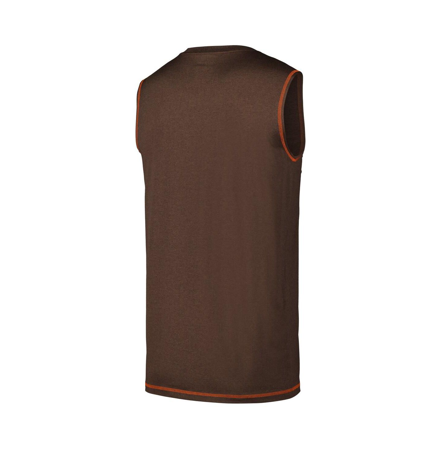 Мужской топ New Era Brown Cleveland Browns — фото 2