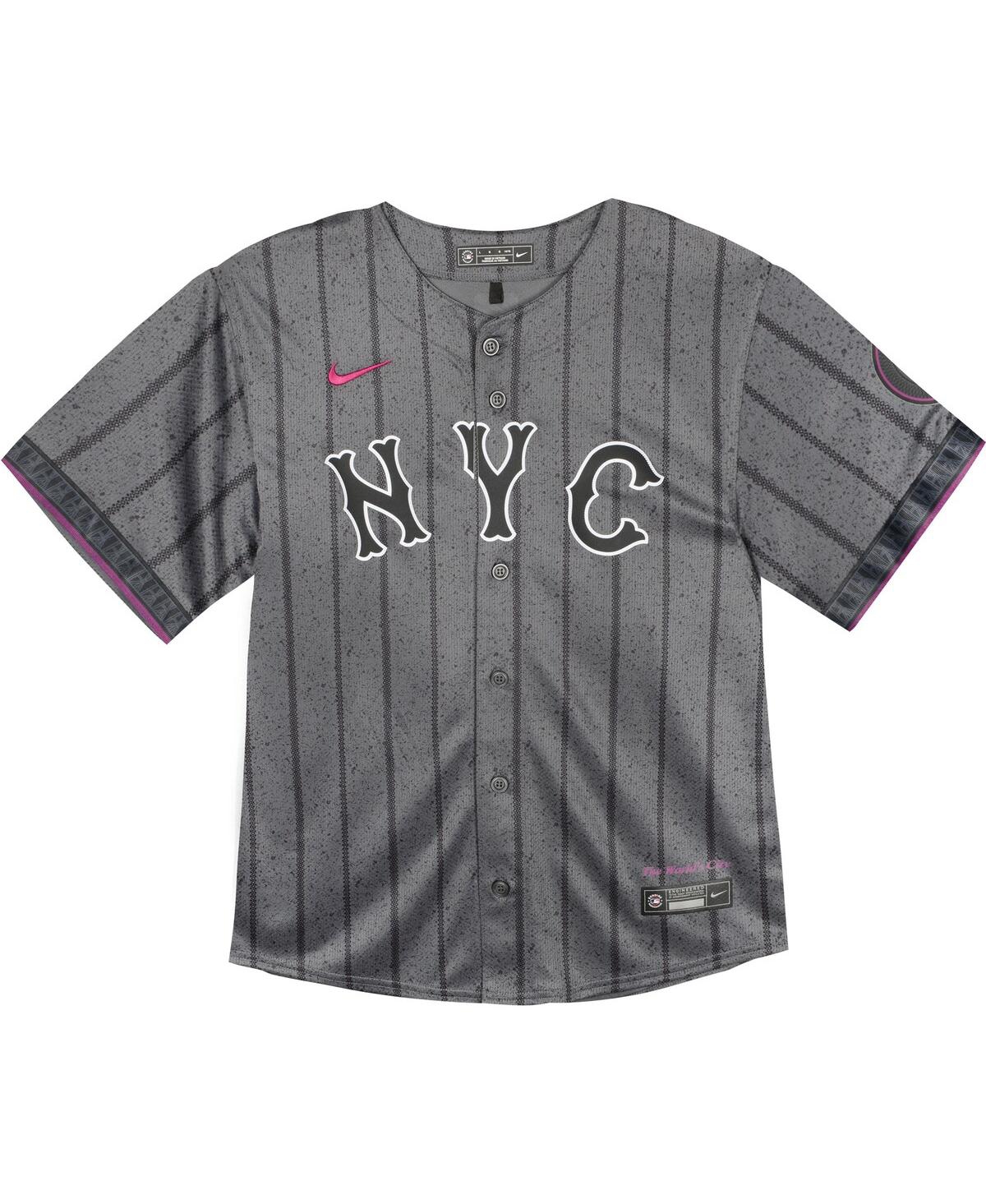 Nike Toddler Francisco LindorNew York Mets 2024 City Connect Limited Player Jersey - Graphite