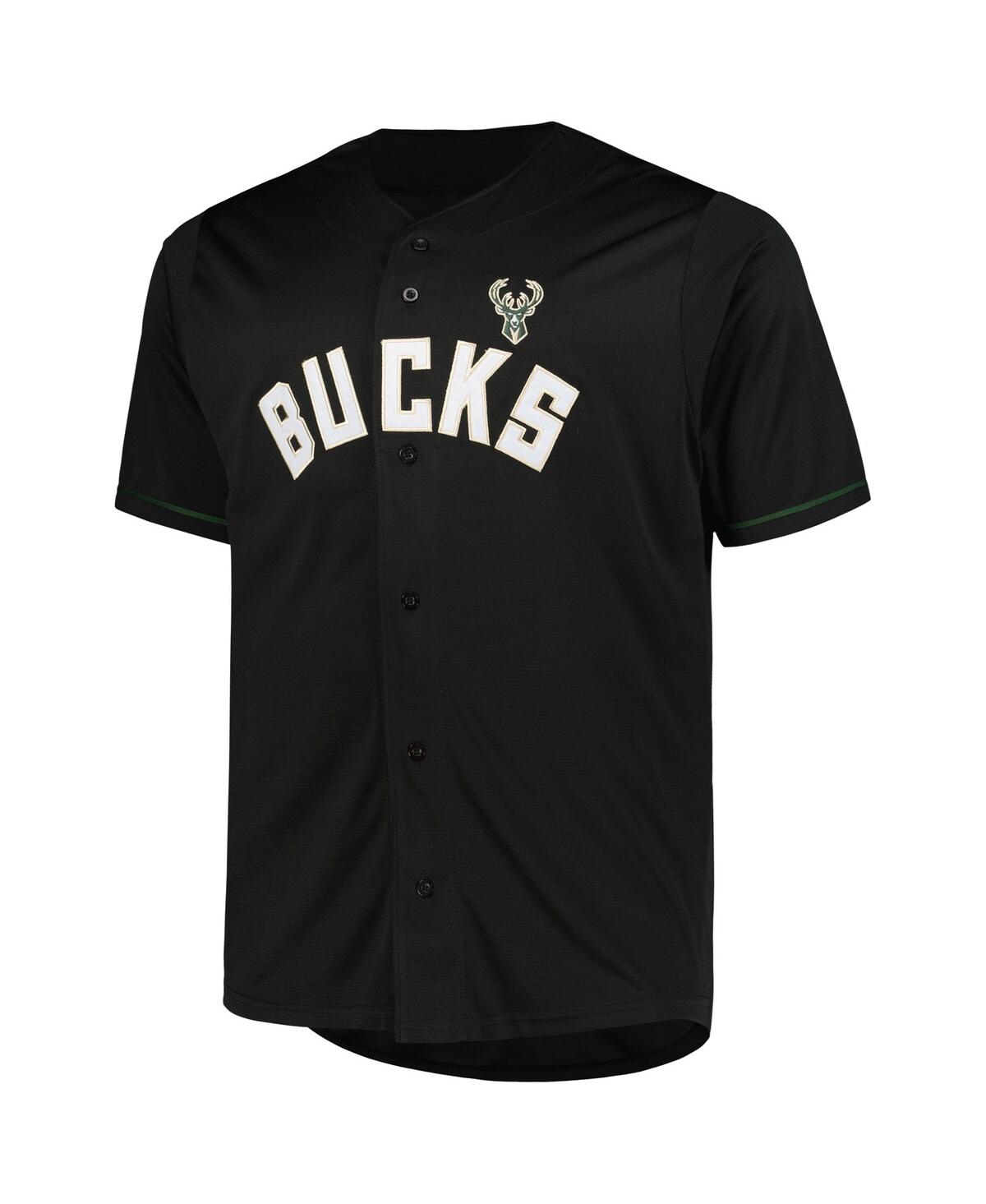 Profile Men'sMilwaukee Bucks Big Tall Pop Jersey - Black