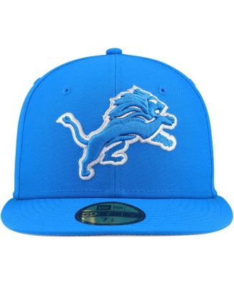 Men's Blue Detroit Lions Team Basic 59FIFTY Fitted Hat