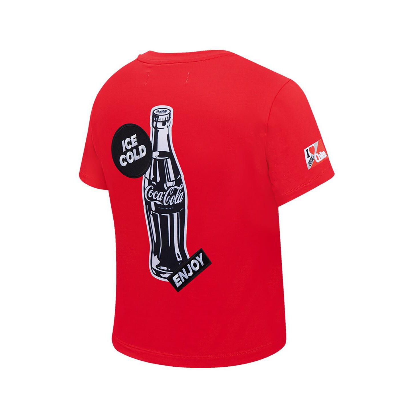 Женская футболка Freeze Max Red Coca-Cola Yes Coke Yes Baby Doll Cropped — фото 4