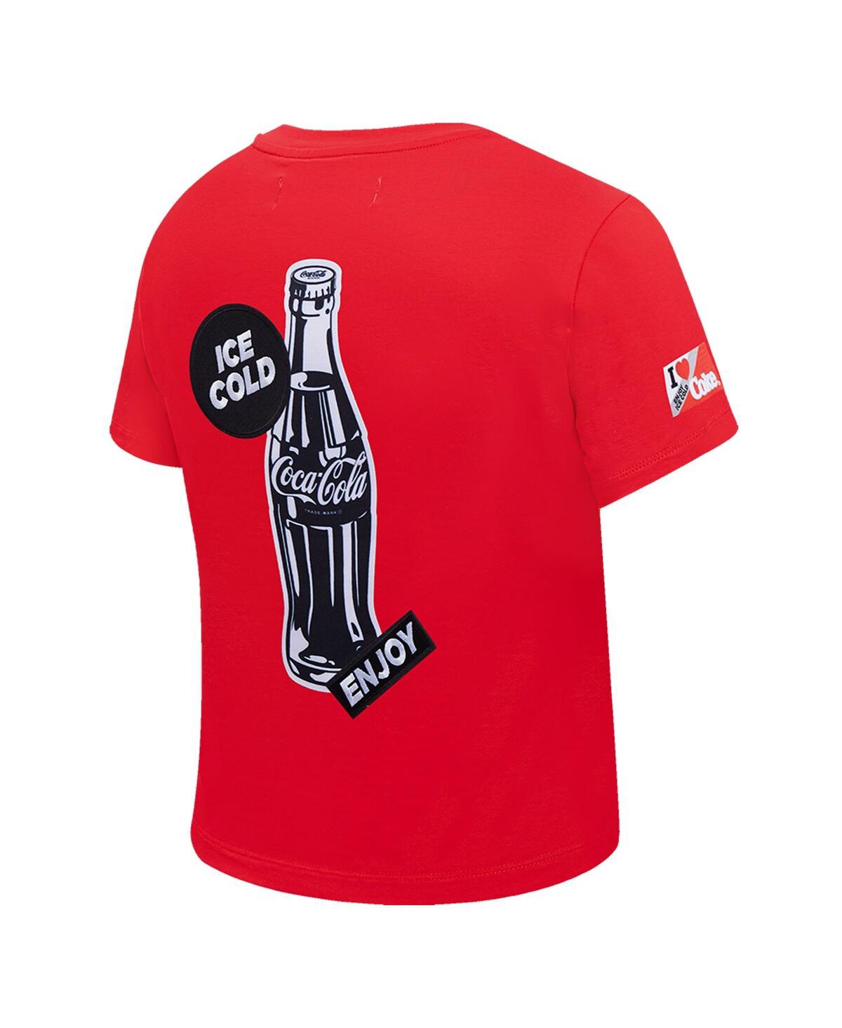 FREEZE MAX WOMEN'S RED COCA-COLA YES COKE YES BABY DOLL CROPPED T-SHIRT 