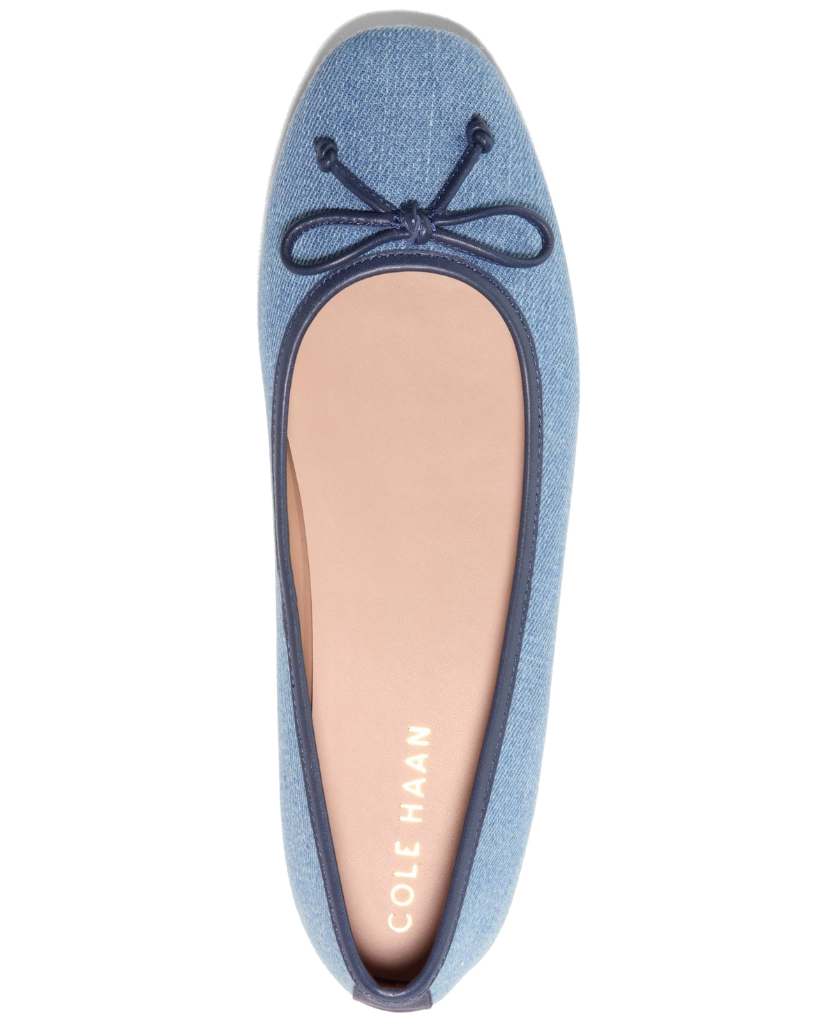 Cole Haan Women's Yara Soft Ballet Flats - Navy Blazer Leather