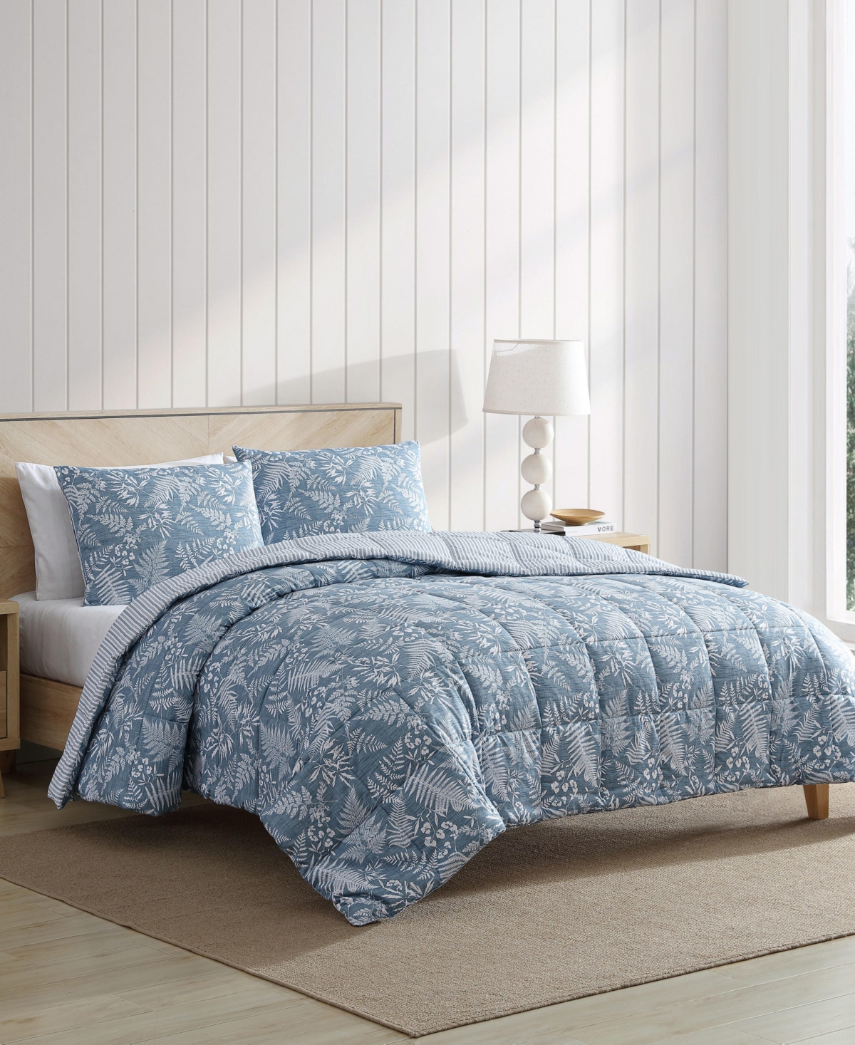 Eddie Bauer Fern Garden Reversible Piece Comforter Set