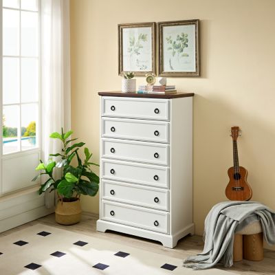 Streamdale 6-Drawer Dresser with Easy Pull Handle