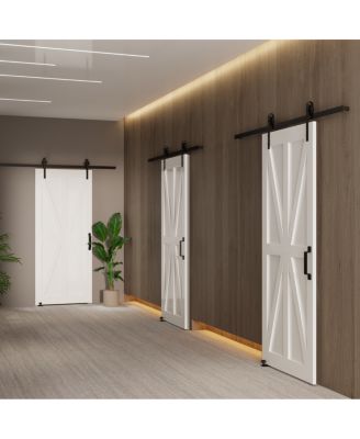 84" Barn Door Slab, Unfinished Wood, Pre-Drilled