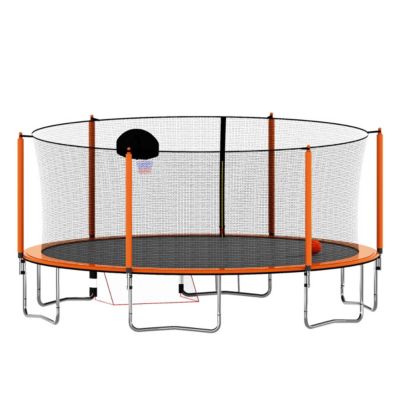 Streamdale 16FT Trampoline with Safety Net and Extras