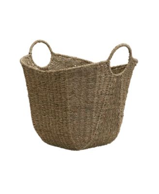 Natural Seagrass Basket with Handles