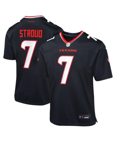 Детская игровая джерси Nike C.J. Stroud Houston Texans Alternate, цвет: Тёмно-синий