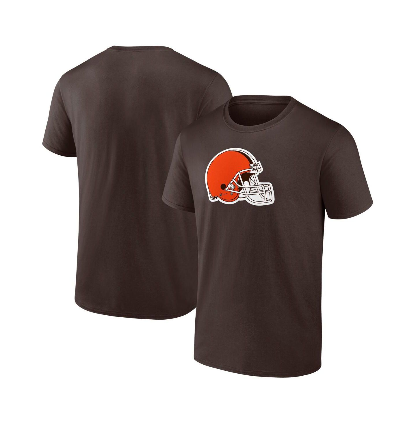Мужская футболка Fanatics Brown Cleveland Browns Evergreen Primary Logo — фото 1
