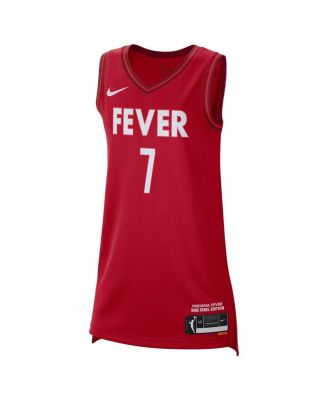 Men's and Women's Aliyah Boston Red Indiana Fever Rebel Edition Player Jersey
