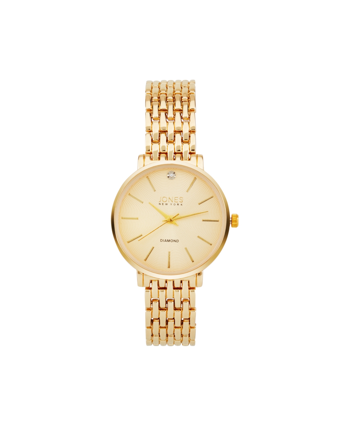 Shop Jones New York Women's Gold-tone Metal Bracelet Watch 34mm In Champagne Gold-tone,gold-tone