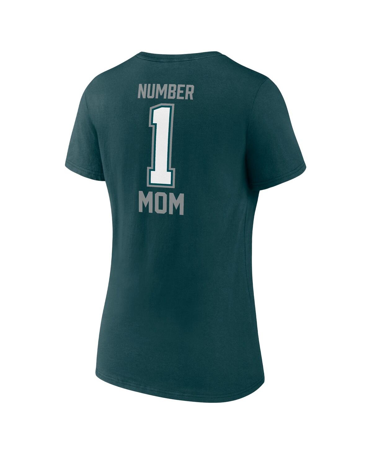 Fanatics Women's Branded MidnightPhiladelphia Eagles Mother's Day V-Neck T-Shirt - Green