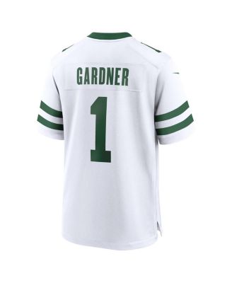 Men's Ahmad Sauce Gardner Legacy New York Jets Game Jersey