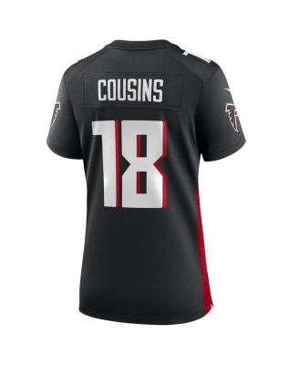 Women's Kirk Cousins Black Atlanta Falcons Game Player Jersey