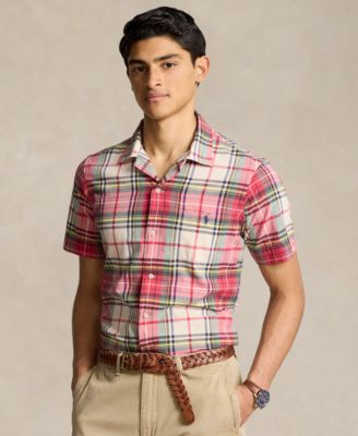 Polo Ralph Lauren - Men's Classic-Fit Madras Camp Shirt