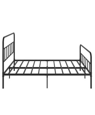 Queen Metal Platform Bed Frame with Headboard