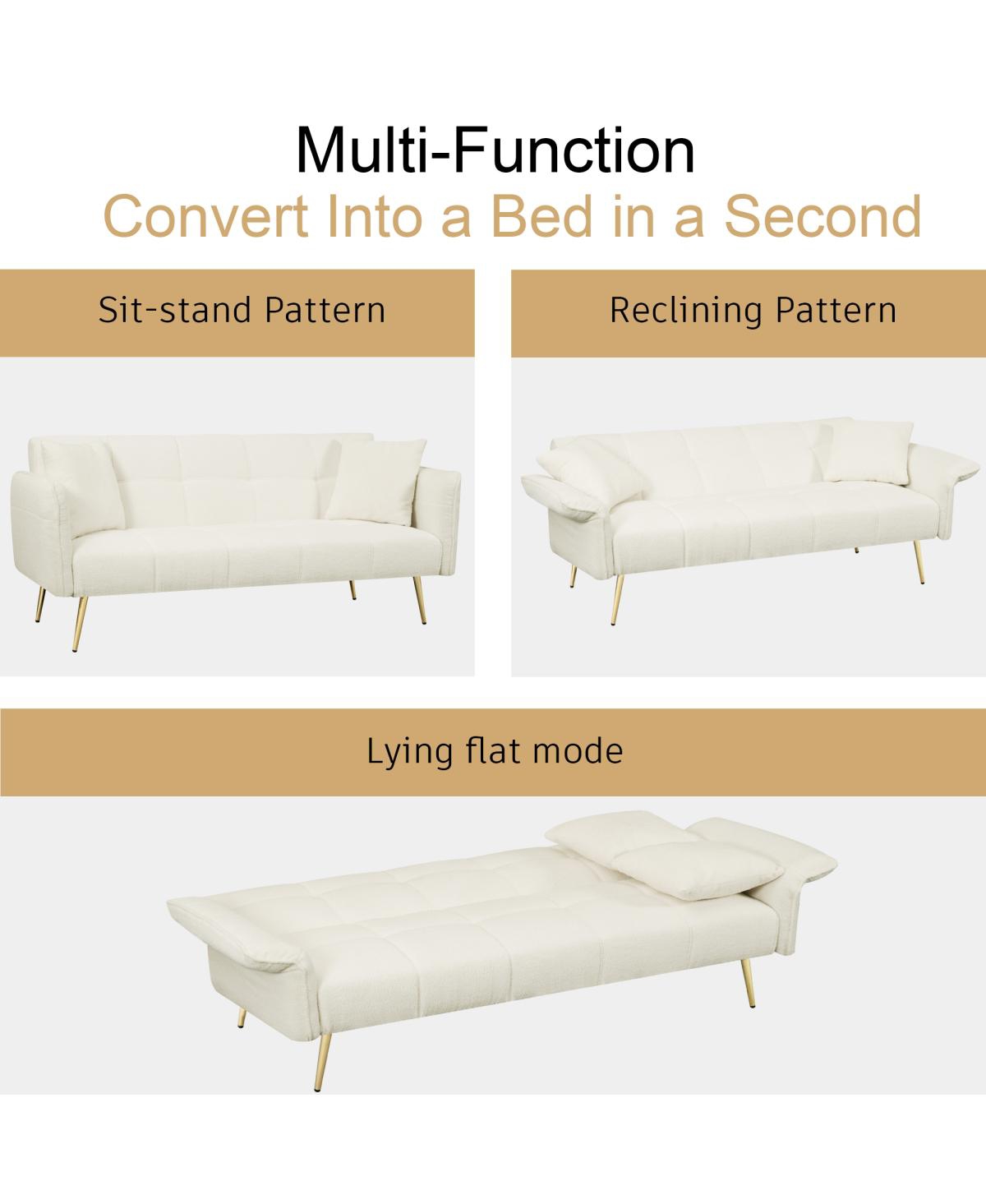 Streamdale Furniture Convertible Double Sofa Bed for Small Spaces