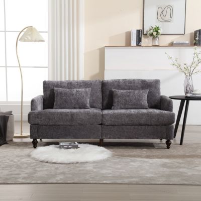Chic Chenille Loveseat Couch