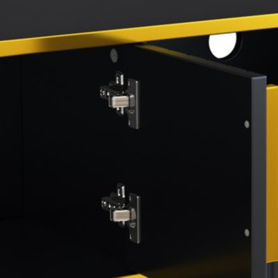 Streamdale 85" TV Stand with Open Storage, Cabinets & Drawers