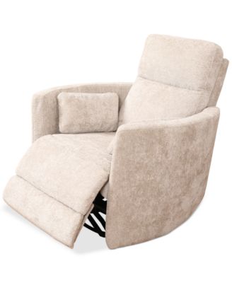 Gardley 38" Fabric Power Swivel Recliner, Created for Macy's