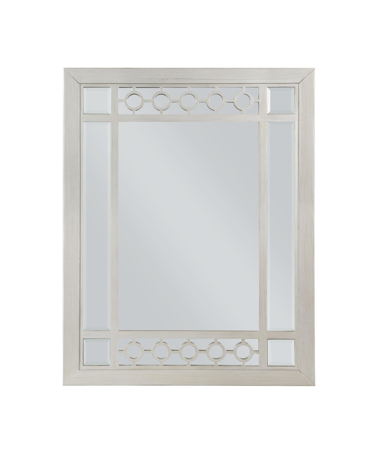 Varian Mirror, Silver & Mirrored Finish - Brown