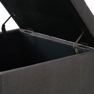 Button Tufted Ottoman with Storage