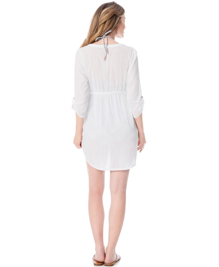 Motherhood Maternity Textured VNeck Swim CoverUp Macy's