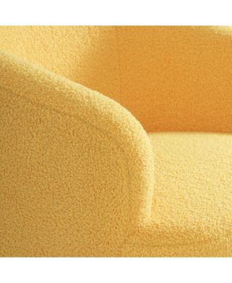 29" Wide Mid Century Modern Club Barrel Accent Armchair, Set of 2