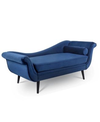 Chaise Lounge With Scroll Arm