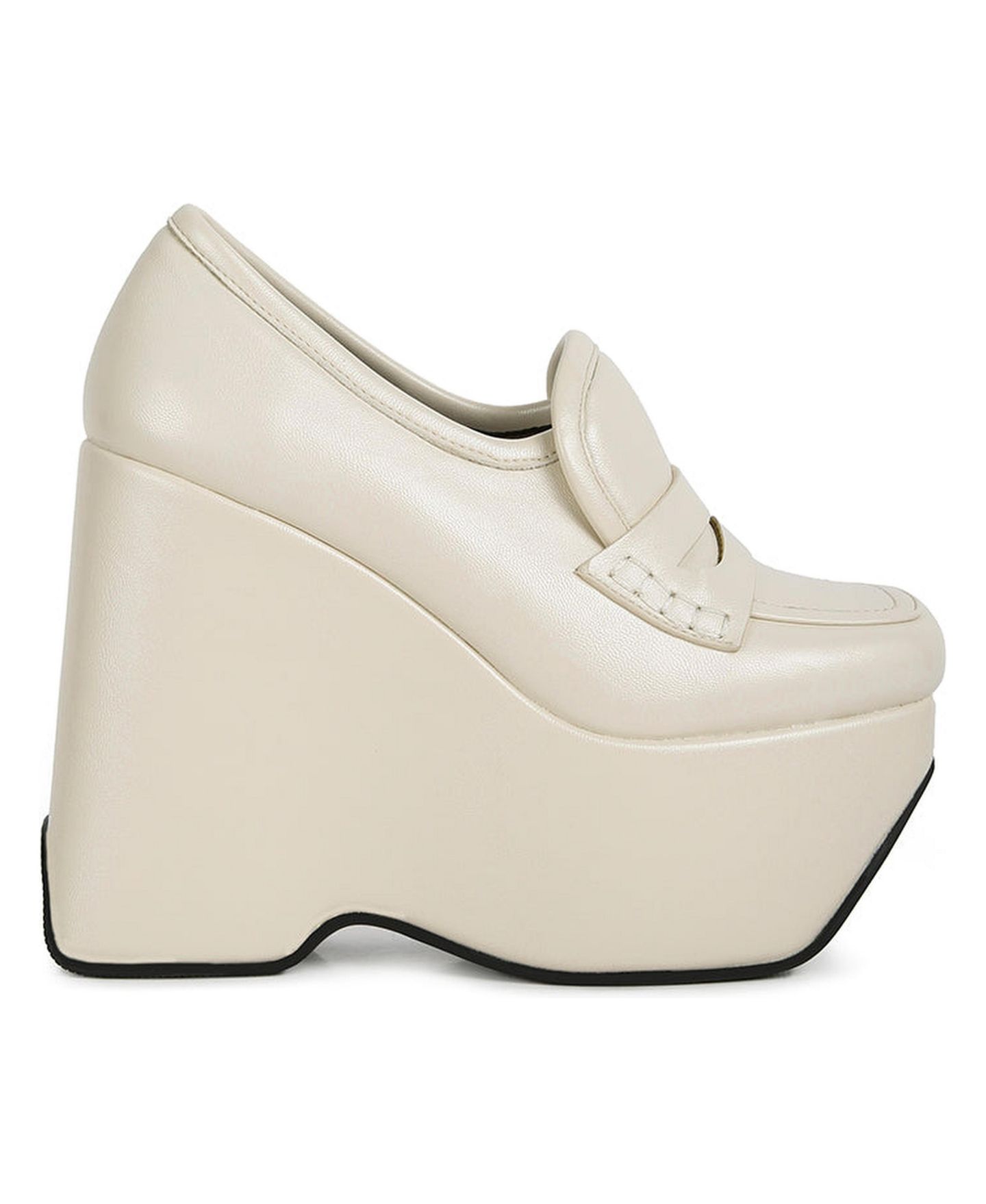 Женские туфли Rag & Co Gilliam High Platform Wedge, цвет: Светлый бежевый — фото 1