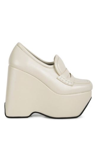 Rag & Co GILLIAM Womens High Platform Wedge Loafers - Macy's